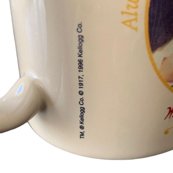 Vintage 1996 Kellogg’s Corn Flakes Baby Boy 1917 Art Mug A Nostalgic Addition - Picture 12 of 14